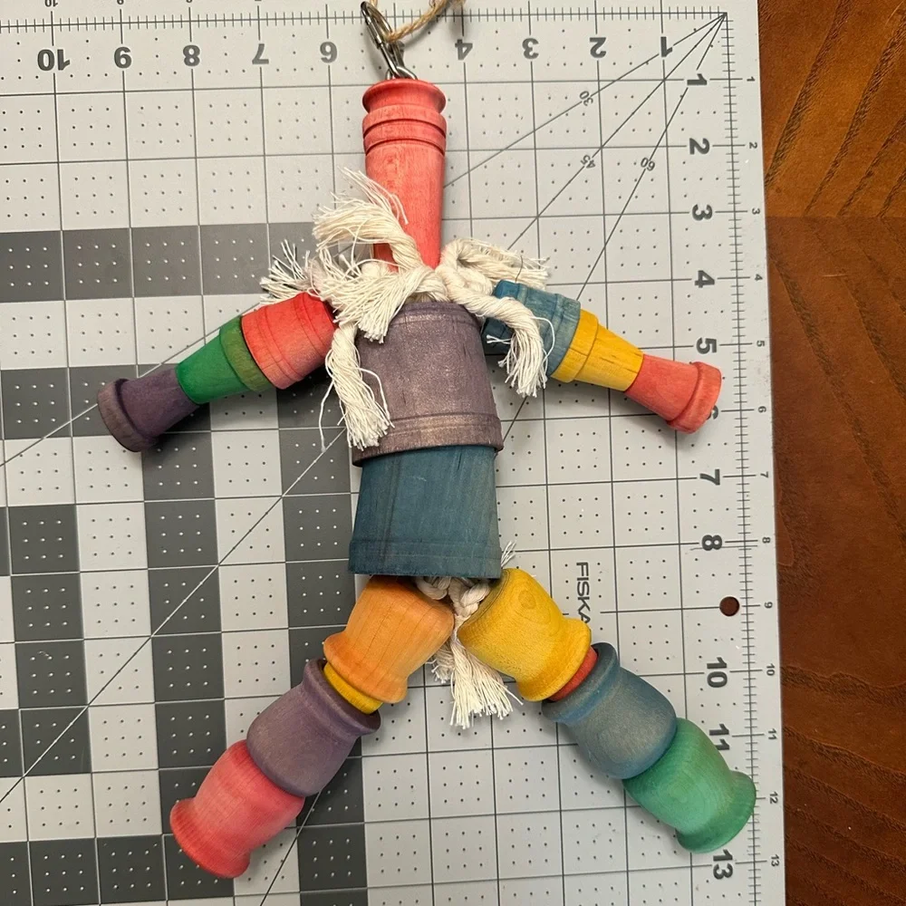 Handmade - Robo-Bot Medium Parrot Toy